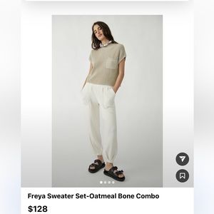 Free People Freya Sweater set